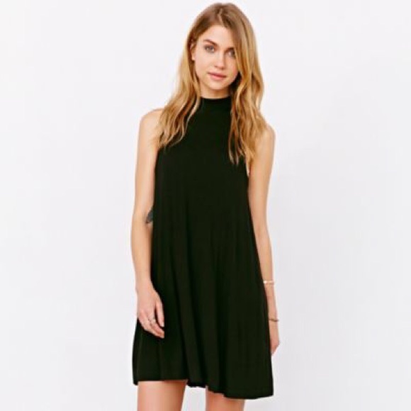 High Neck Swing Dress